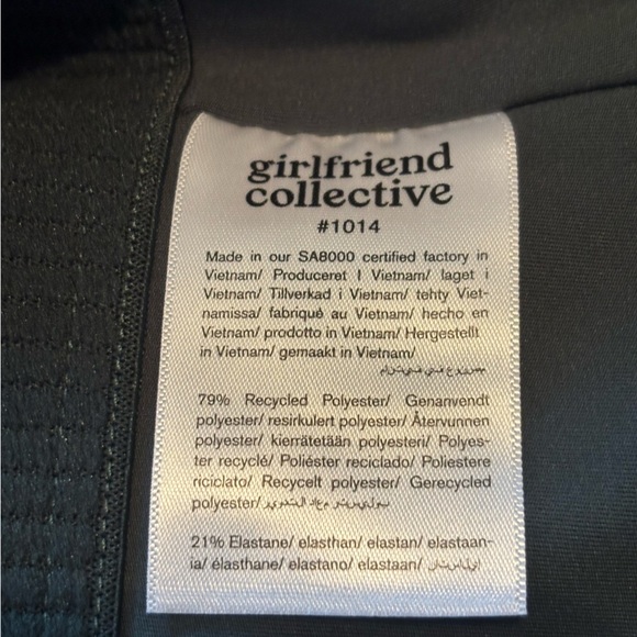 Girlfriend Collective Bianca One Shoulder Bra NWT, Size Medium - Picture 8 of 8